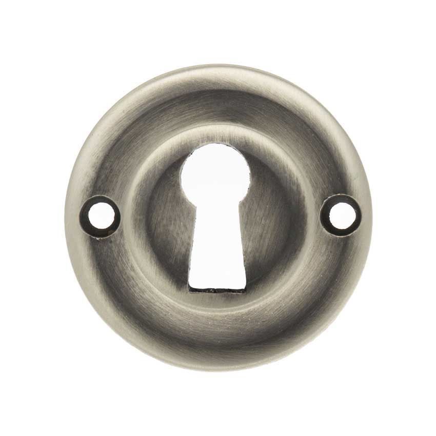 Old English Key Hole Escutcheon in Matt Gun Metal - OERKEMBN