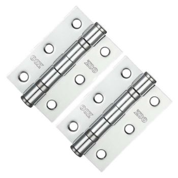 3" (76mm) Polished Chrome Ball Bearing Hinges - ZHS32CP 3" (76mm) Polished Chrome Ball Bearing Hinges - ZHS32CP
