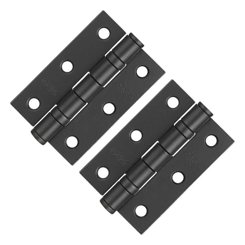 3" (76mm) PCB Black Ball Bearing Hinges - ZHS32PCB