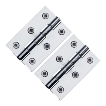 3" (76mm) Polished Chrome DP Washered Door Hinges - PR88-400-PC 3" (76mm) Polished Chrome DP Washered Door Hinges - PR88-400-PC