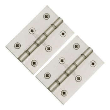 3" (76mm) Satin Nickel DP Washered Door Hinges - PR88-400-SN 3" (76mm) Satin Nickel DP Washered Door Hinges - PR88-400-SN