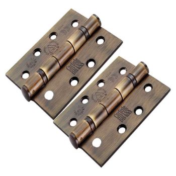 4" Grade 13 Bronze 2 Ball Bearing Hinges - HDBB4FB