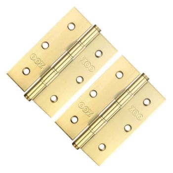 3" x 2" Slim Knuckle PVD Brass Door Hinges - ZHSS352PVD 3" x 2" Slim Knuckle PVD Brass Door Hinges - ZHSS352PVD