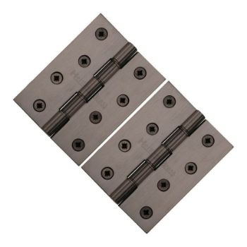 Brass Hinge With Phosphor Washers 4" X 3" Matt Bronze Finish - PR88-410-MB Brass Hinge With Phosphor Washers 4" X 3" Matt Bronze Finish - PR88-410-MB