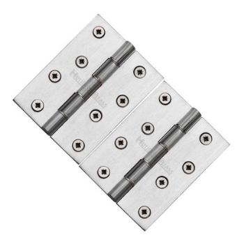 Brass Hinge With Phosphor Washers 4" X 3" Satin Chrome Finish - PR88-410-SC Brass Hinge With Phosphor Washers 4" X 3" Satin Chrome Finish - PR88-410-SC