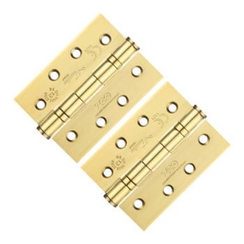4" Grade 13 Stainless Brass 2 Ball Bearing Hinges- ZHSS243PVD 4" Grade 13 Stainless Brass 2 Ball Bearing Hinges- ZHSS243PVD