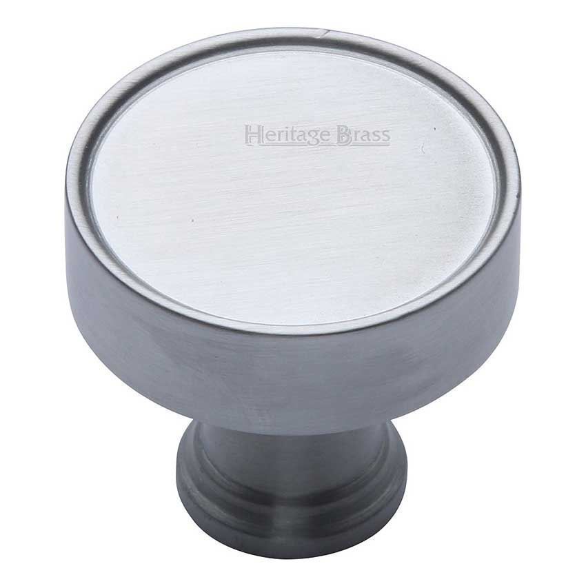 Florence Design Cabinet Knob in Satin Chrome Finish - C4549-SC