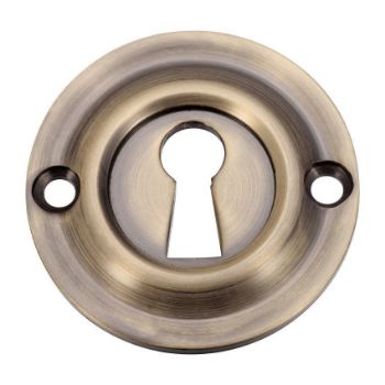 Fulton and Bray Key Escutcheon Cover in Florentine Bronze - FB18FB Fulton and Bray Key Escutcheon Cover in Florentine Bronze- FB18FB