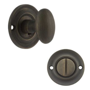 Old English Oval WC Turn and Release in Urban Bronze - OEOWCUB Old English Oval WC Turn and Release in Urban Bronze - OEOWCUB