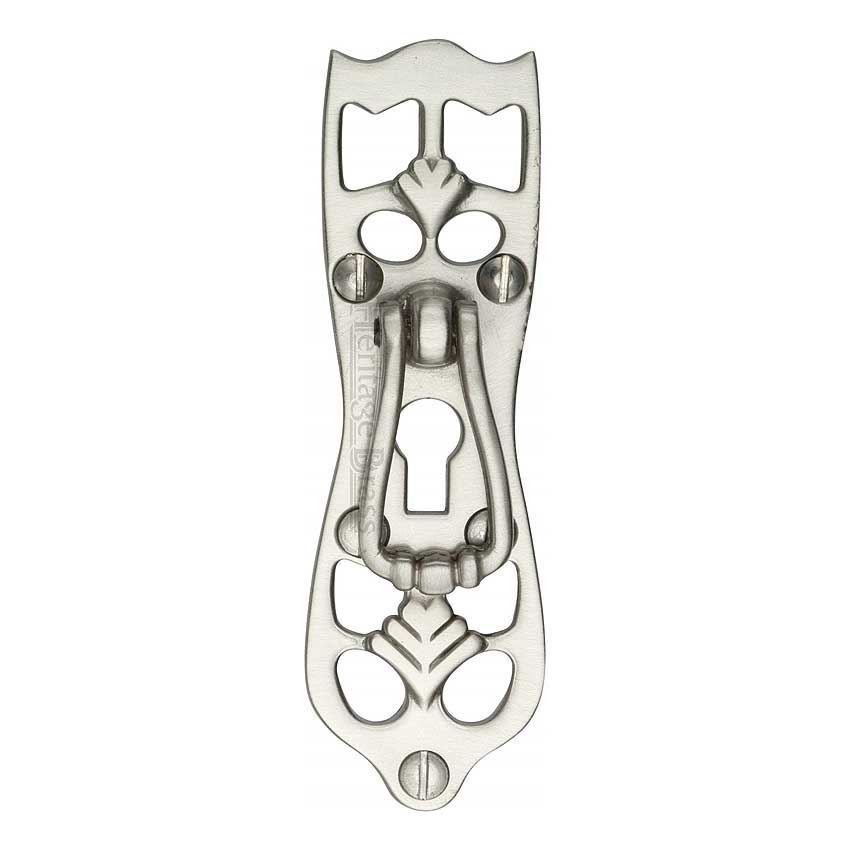Cabinet Pull Ornate Design Cabinet Knob in Satin Nickel Finish - V5023-SN