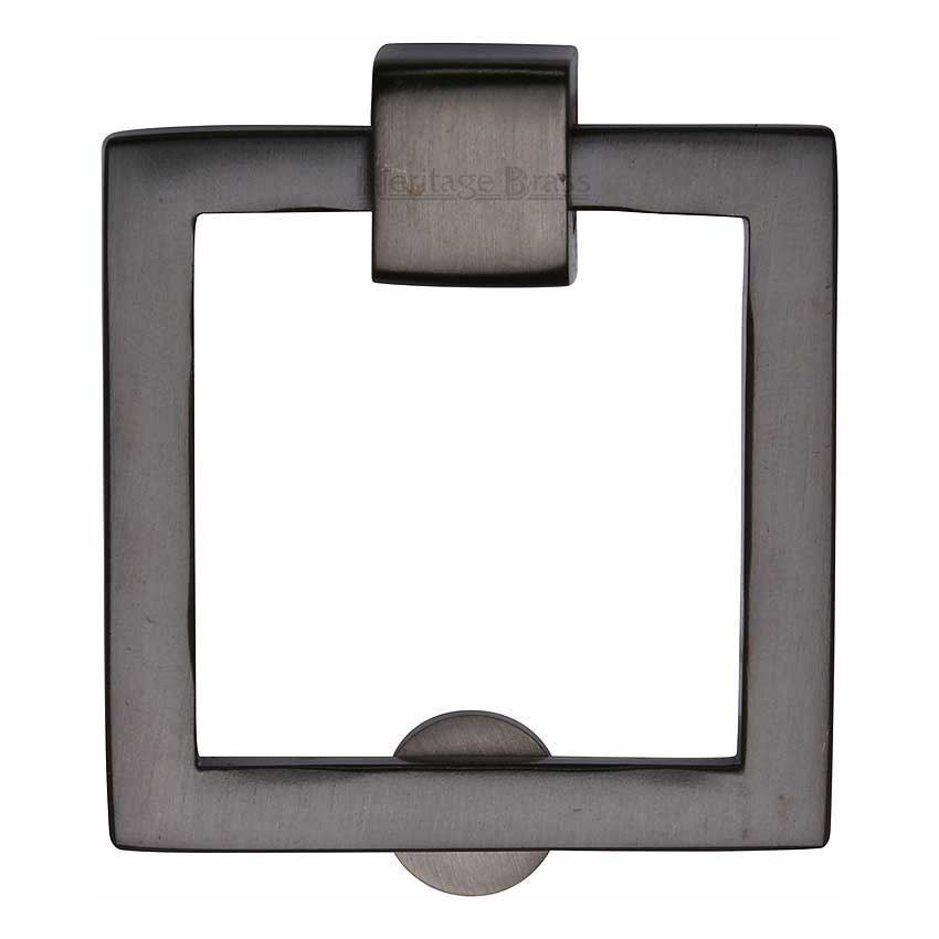 Square Drop Pull Cabinet Knob in Matt Bronze Finish - C6311-MB