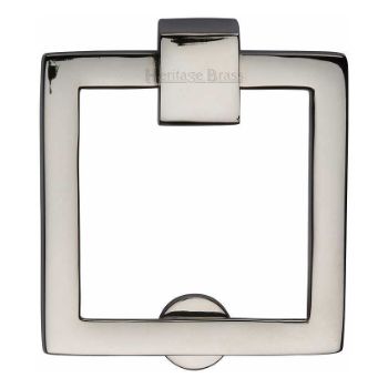 Square Drop Pull Cabinet Knob in Polished Nickel Finish - C6311-PNF Square Drop Pull Cabinet Knob in Polished Nickel Finish - C6311-PNF