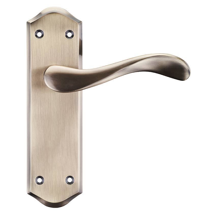 Asti Door Handles In Florentine Bronze PR062FB