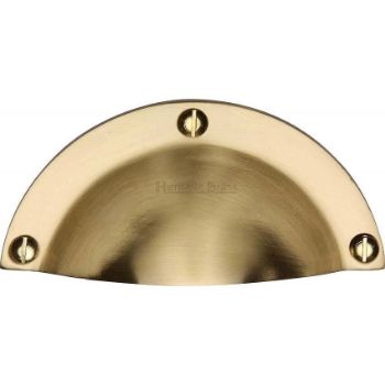 Traditional Cabinet Drawer Pull Handle in Satin Brass Finish - C1700-SB Traditional Cabinet Drawer Pull Handle in Satin Brass Finish - C1700-SB