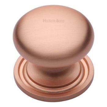 Round Design Cabinet Knob in Satin Rose Gold Finish - C2240-SRG Round Design Cabinet Knob in Satin Rose Gold Finish - C2240-SRG