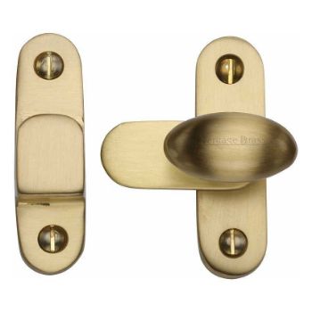 Cabinet Hook & Plate Cabinet Knob in Satin Brass Finish - V1970-SB Cabinet Hook & Plate Cabinet Knob in Satin Brass Finish - V1970-SB