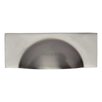 Modern Cup Pull Handle in Satin Nickel Finish - C2764-SN Modern Cup Pull Handle in Satin Nickel Finish - C2764-SN