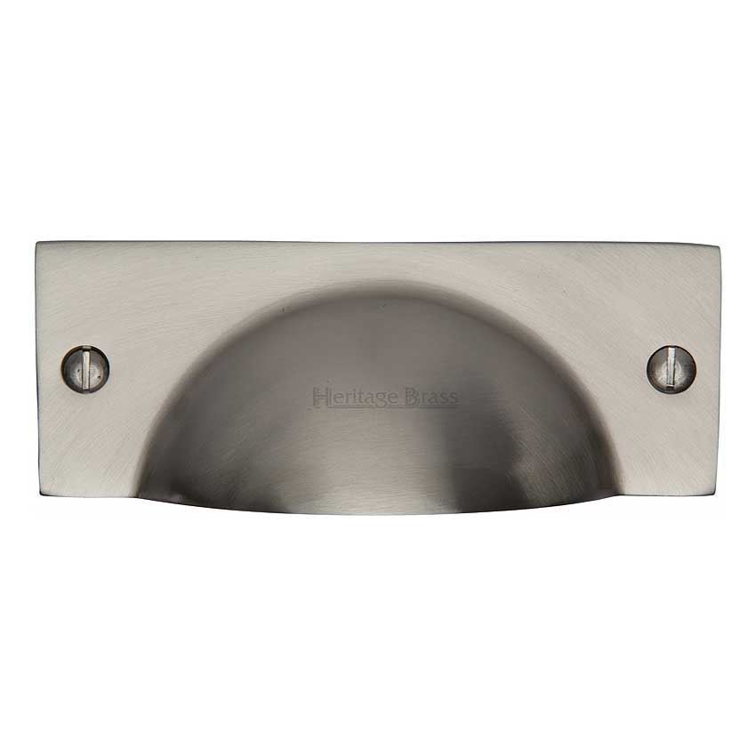 Cheshire Cabinet Drawer Pull in Satin Nickel Finish - C2762-SN