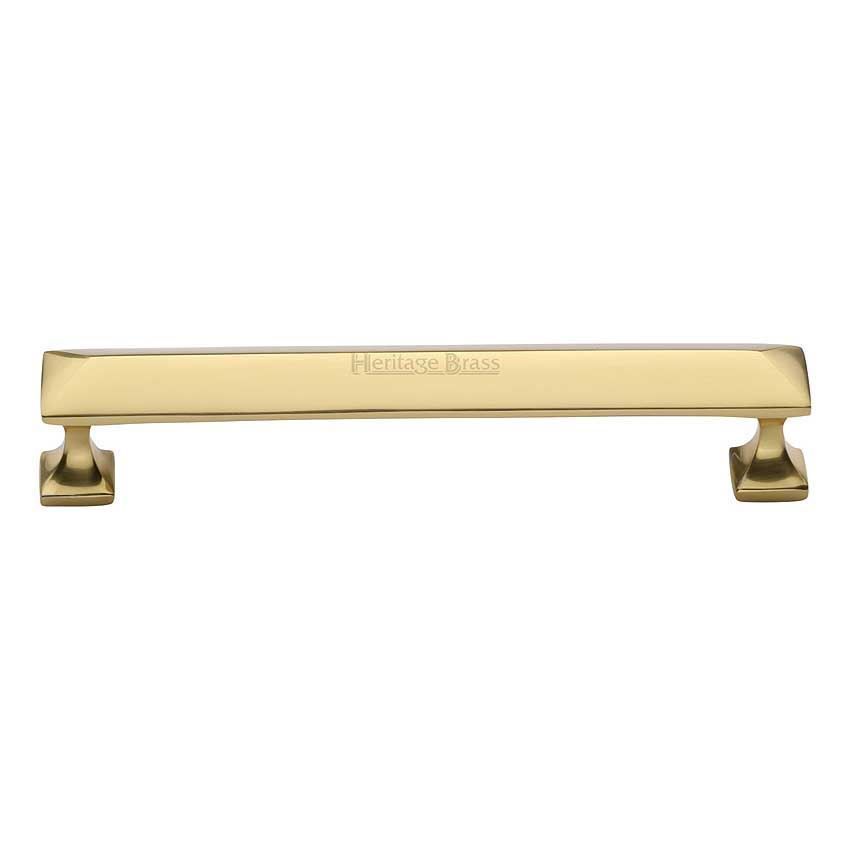 Cabinet Pull Pyramid Design Cabinet Knob in Polished Brass Finish - C2231-PB 