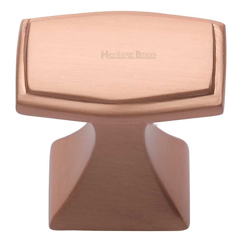 Deco Design Cabinet Knob in Satin Rose Gold Finish - C0333-SRG 