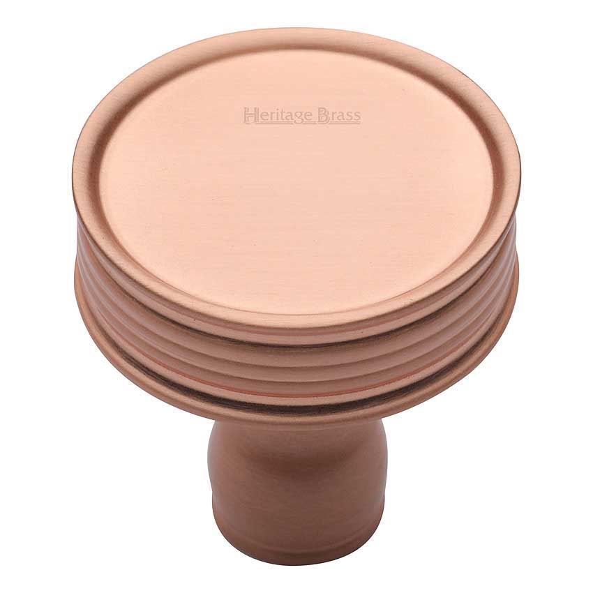 Venetian Design Cabinet Knob in Satin Rose Gold Finish - C4547-SRG