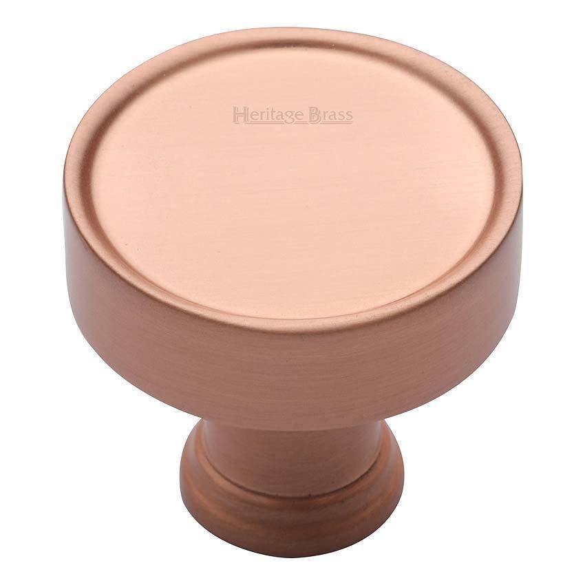 Florence Design Cabinet Knob in Satin Rose Gold Finish - C4549-SRG