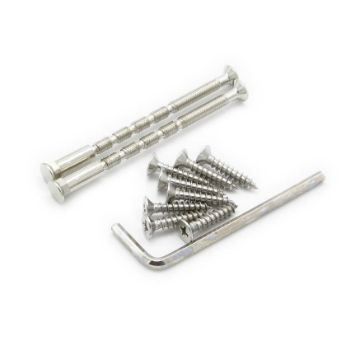 Spare fixing pack including bolt fixings for Zoo ZCS stainless levers on rose Spare fixing pack including bolt fixings for Zoo ZCS stainless levers on rose