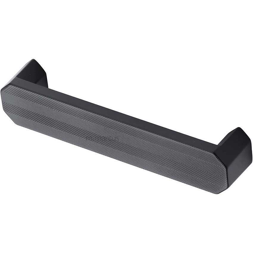 Canyon Kitchen Cabinet Pull Handle Black Matt Finish- VF088-128-BLK