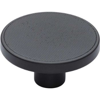 Brooklyn Cabinet Knob in Black Matt Finish-VF387-50-BLK Brooklyn Cabinet Knob in Black Matt Finish-VF387-50-BLK