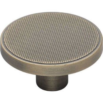 Brooklyn Cabinet Knob in Distressed Brass Finish-VF387-50-DB Brooklyn Cabinet Knob in Distressed Brass Finish-VF387-50-DB