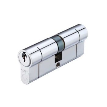 Euro Double Body KTD Cylinder - Polished Chrome Euro Double Body KTD Cylinder - Polished Chrome