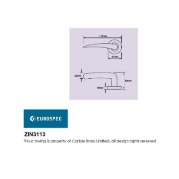 Tempest Lever on Rose - ZIN3113PC