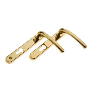 Windsor Sprung Lever Lever Inline Door Handle- Hardex Gold- 1F005 