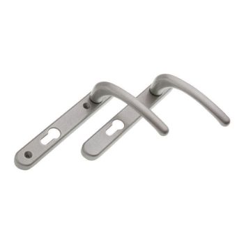 Windsor Sprung Lever Lever Inline Door Handle- Silver - 1B002