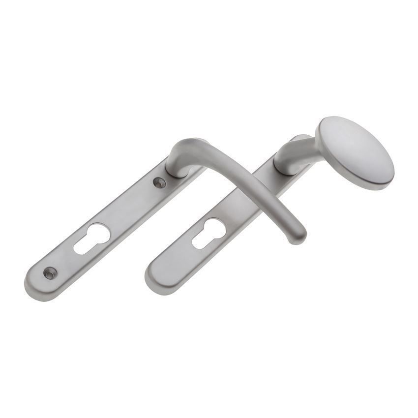 Windsor Sprung Lever Pull Inline Door Handle- Hardex Satin Chrome- 1F102 