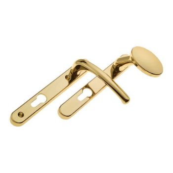 Windsor Sprung Lever Pull Inline Door Handle- Hardex Gold- 1F105