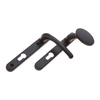 Windsor Sprung Lever Pad Inline Door Handle- Antique Black- 1F106 