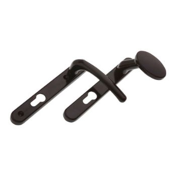 Windsor Sprung Lever Pull Inline Door Handle- Black- 1B051