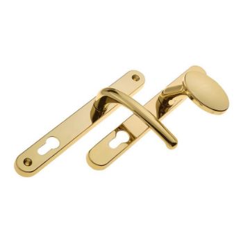 Balmoral Inline Lever Pad Multipoint Door Handle- Hardex Gold - 1D105 