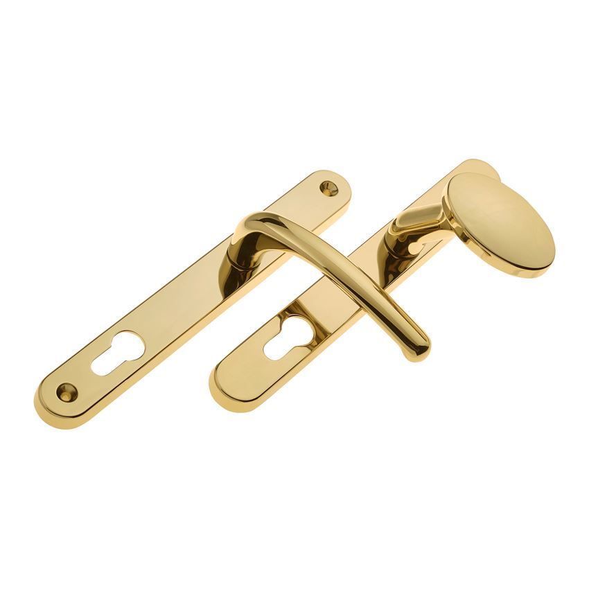 Balmoral Inline Lever Pad Multipoint Door Handle- Hardex Gold - 1D105 