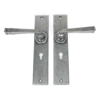 Avon Large Lever Lock Set in Pewter- 33089 Avon Large Lever Lock Set in Pewter- 33089