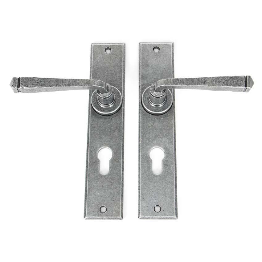 PEWTER LARGE AVON 72MM EURO LOCK SET- 33088