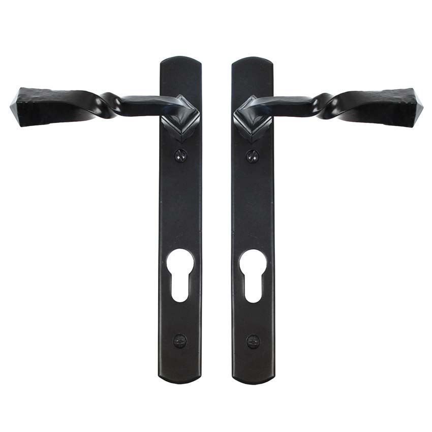 Black Antique Narrow PVC Door Handle - 33119