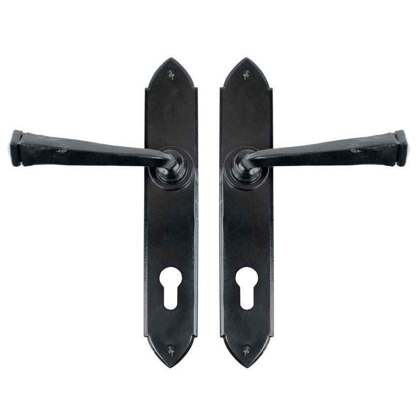 Black Antique Gothic PVC Door Handle - 33273