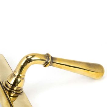 Aged Brass Newbury Slimline Sprung Lever Espag. Lock Set- 91413