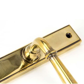 Aged Brass Newbury Slimline Sprung Lever Espag. Lock Set- 91413