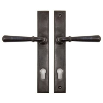 Aged Bronze Newbury Slimline Sprung Lever Espag. Lock Set- 91434