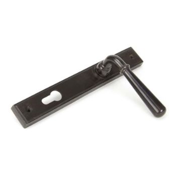 Aged Bronze Newbury Slimline Sprung Lever Espag. Lock Set- 91434