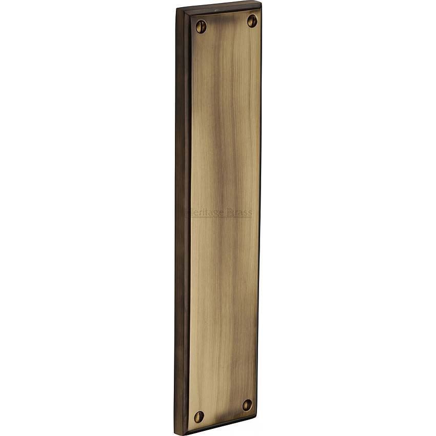 Heritage Brass Fingerplate in Antique Brass- V743-AT