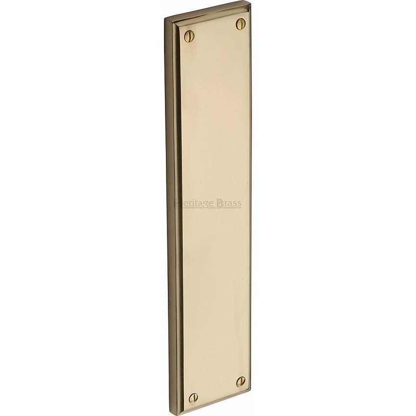 Heritage Brass Fingerplate in Polished Brass- V743-PB